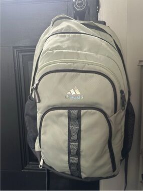 adidas Prime 6 Backpack in the Linen Green / Grey colorway. Like New!
